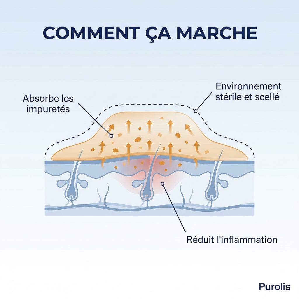 PUROLIS — Patch Hydrocolloïde Molluscum