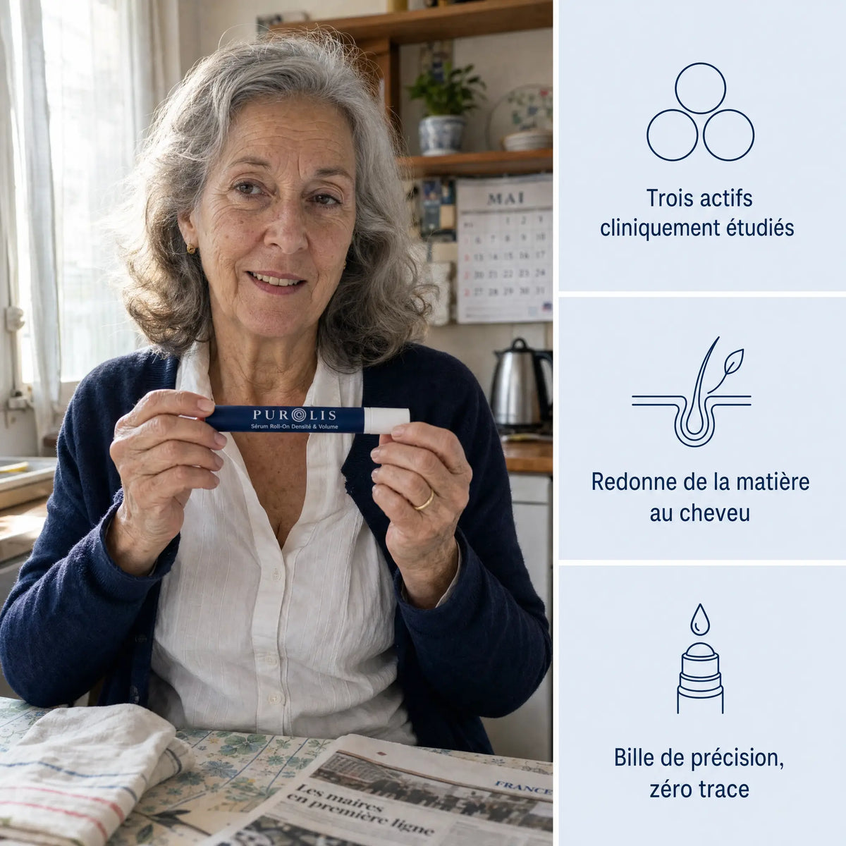 PUROLIS — Sérum Roll-on Densité & Volume
